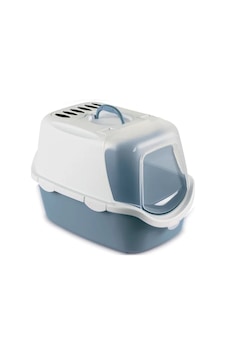 Stefanplast Cathy Easy Clean Kapalı Kedi Tuvaleti Mavi Stefanplast Cathy Easy Clean Kapalı Kedi Tuvaleti Mavi