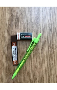 Tri Click 0.5mm Uçlu Kalem-silgi-uç Seti Yeşil Yeşil Tri Click 0.5mm Uçlu Kalem-silgi-uç Seti Yeşil Yeşil
