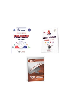 2027 Limit 6. Sınıf Paragraf Kronometre + Sosyal Bilgiler Etkinlikli Soru + Anla Kazan Paragraf Deneme 3'lü Set 2027 Limit 6. Sınıf Paragraf Kronometre + Sosyal Bilgiler Etkinlikli Soru + Anla Kazan Paragraf Deneme 3'lü Set