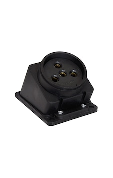 Tp Electric 3104-307-0300 Vidalı Bağlantı 25a Kauçuk Eğik Duvar Prizi Siyah Tp Electric 3104-307-0300 Vidalı Bağlantı 25a Kauçuk Eğik Duvar Prizi Siyah