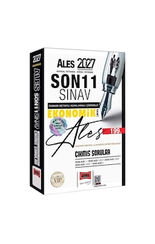 Yargı 2027 Ales Son 11 Sınav Çıkmış Sorular Çözümlü Ekonomik Seri Yargı Yayınları