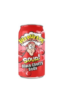 Warheads Sour Black Cherry Soda 330ml