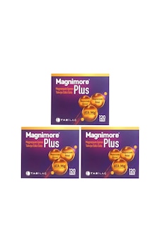 Magnimore Plus Magnezyum 3 x 120 Tablet Magnimore Plus Magnezyum 3 x 120 Tablet