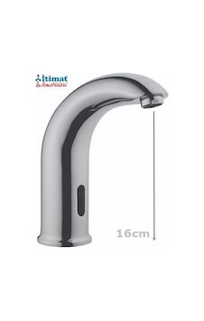 İtimat 681 Fotoselli Lavabo Bataryası Çift Su Girişli Altın