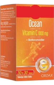 Ocean Vitamin C 1000 Mg 30+30 Tablet Ocean Vitamin C 1000 Mg 30+30 Tablet