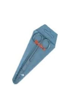 Bolex Cuticle No-4 Gümüş Eğik Nakış Makası- 12'li Paket