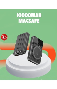 10000 Mah Kablosuz Hızlı Destekli 15w Pd20w Type-c Girişli Powerbank Siyah 10000 Mah Kablosuz Hızlı Destekli 15w Pd20w Type-c Girişli Powerbank Siyah