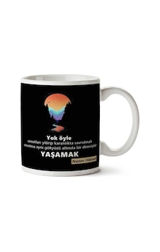 Nzım Hikmet Yaşamak İki Tarafı Baskılı Kupa Bardak Nzım Hikmet Yaşamak İki Tarafı Baskılı Kupa Bardak