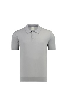 Anthony Jackson Premium Erkek Triko Polo Yaka T-shirt Giovanni Gri