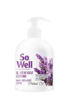 So Well El Yüz Ve Vücut Losyonu Patchouli Oil 500 Ml So Well El Yüz Ve Vücut Losyonu Patchouli Oil 500 Ml