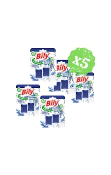 Bily Wc Klozet Rezervuar Blok Mavi Su 5'li  2 x 50 G
