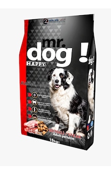 Mr. Dog Happy Biftekli Yetişkin Köpek Maması 15 KG