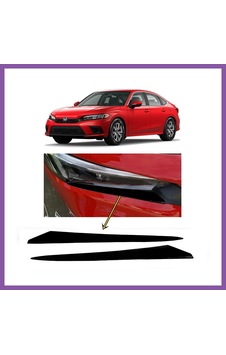 Bezos Honda Civic Fe1 2022 Ve Sonrası Far Altı Kaşı Çıtası Piyano Black 2 Parça Bzoshb Bezos Honda Civic Fe1 2022 Ve Sonrası Far Altı Kaşı Çıtası Piyano Black 2 Parça Bzoshb