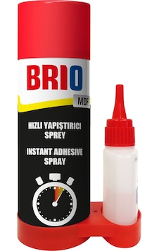 Brio Hızlı Yapıştırıcı Mdf Kit 400+100 Ml Brio Hızlı Yapıştırıcı Mdf Kit 400+100 Ml