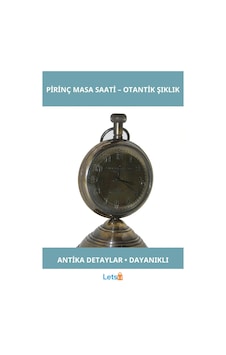 Klasik Pirinç Masa Üstü Antika Saat Çok Renkli Klasik Pirinç Masa Üstü Antika Saat Çok Renkli