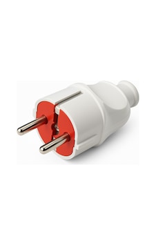 Elektrik Tesisatı İçin Beyaz Erkek Fiş 16 Amper 250v Elektrik Tesisatı İçin Beyaz Erkek Fiş 16 Amper 250v