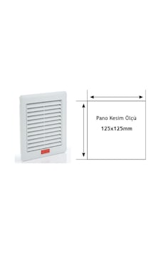 Çetinkaya V02.160.003 ,150x150mm Fan Filtre/menfez