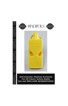 Antrenmanlar Ekipman Kurtarma Fox 40 Classıc Safety Düdük Sarı-ipli 9903-0208 Aksddkfox056 Antrenmanlar Ekipman Kurtarma Fox 40 Classıc Safety Düdük Sarı-ipli 9903-0208 Aksddkfox056