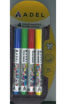 Textil Tişort Boyama Kalemi 4 Renk