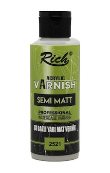 Rich Su Bazlı Yarı Mat Vernik 120 Cc 2521 Rich Su Bazlı Yarı Mat Vernik 120 Cc 2521