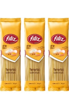 Yumurtalı Uzun Erişte Makarna 350 Gr. X 3 Adet Yumurtalı Uzun Erişte Makarna 350 Gr. X 3 Adet