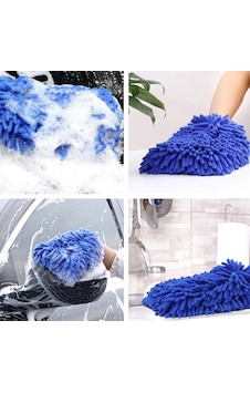 Araba Oto Yıkama Temizlik Eldiveni Süngeri Peluş Büyük Boy 22x19cm Araba Oto Yıkama Temizlik Eldiveni Süngeri Peluş Büyük Boy 22x19cm