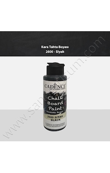 Cadence Chalkboard Paint Kara Tahta Boyası 120 Ml. 2600 Siyah