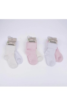 Melonika Monala Abs'li 2'li Kız Modal Bebek Soket K44091 Asorti Çok Renkli Melonika Monala Abs'li 2'li Kız Modal Bebek Soket K44091 Asorti Çok Renkli
