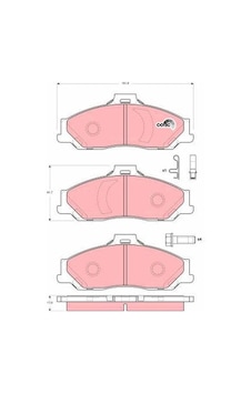 Ford Ranger Ön Fren Balatası 1999-2007 Ford Ranger Ön Fren Balatası 1999-2007