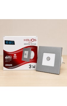Helıos Sensörlü Merdiven Spotu 3w - Gün Işığı Helıos Sensörlü Merdiven Spotu 3w - Gün Işığı