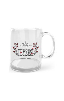 Kişiye Özel Yılın En Iyi Teyzesi Cam Kupa Bardak Kişiye Özel Yılın En Iyi Teyzesi Cam Kupa Bardak