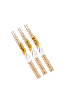 Wagon Drumsticks Hickory 5a Baget 3 Çift Wagon Drumsticks Hickory 5a Baget 3 Çift