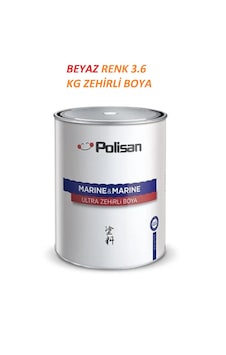 Polisan Marine Ultra Zehirli Boya Beyaz Renk 2.1l 3.6kg Kod:01 Polisan Marine Ultra Zehirli Boya Beyaz Renk 2.1l 3.6kg Kod:01