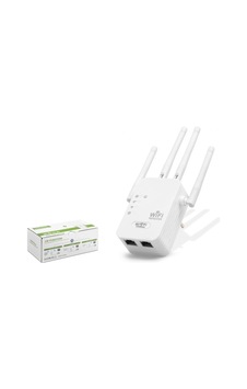 Yüksek Performanslı Wifi Repeater 1200 Mbps Dual Band Beyaz Yüksek Performanslı Wifi Repeater 1200 Mbps Dual Band Beyaz