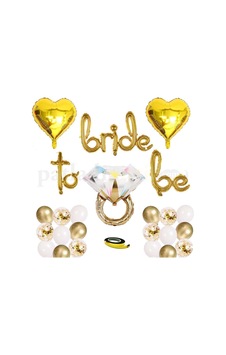 Patladı Gitti Bride To Be El Yazısı, Tek Taş Yüzük Ve Kalp Folyo Balonlu Gold Bride To Be Set Sku: Zeus8690010465771 Patladı Gitti Bride To Be El Yazısı, Tek Taş Yüzük Ve Kalp Folyo Balonlu Gold Bride To Be Set Sku: Zeus8690010465771