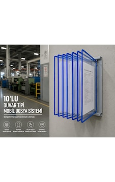 Şömiz Metal Pano Duvar Tipi 10'lu Şömiz Dosya Evrak Tutucu Metal Pano 10'lu Açık Mavi Şömiz Metal Pano Duvar Tipi 10'lu Şömiz Dosya Evrak Tutucu Metal Pano 10'lu Açık Mavi