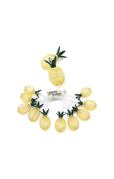 2m 10 Led Pilli 2 Kademeli Ananas Led Işık Mz6200-251 Açık Bej 2m 10 Led Pilli 2 Kademeli Ananas Led Işık Mz6200-251 Açık Bej