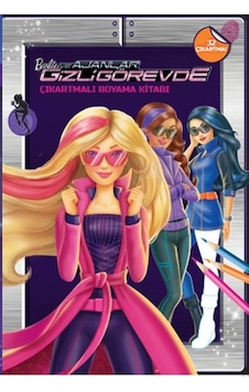 Barbie ve Ajanlar Gizli Görevde - Çıkartmalı Boyama Kitabı- Doğan ve Egmont Yayıncılık