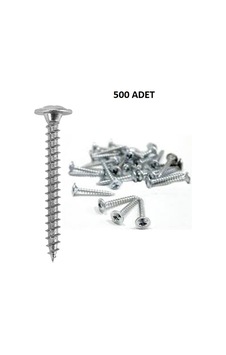 3,5x25 Mm Arkalık Vidası 500 Adet 3,5x25 Mm Arkalık Vidası 500 Adet