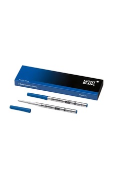 Montblanc 2 Ballpoint Pen Refills M Pacific Blue 116213 Montblanc 2 Ballpoint Pen Refills M Pacific Blue 116213