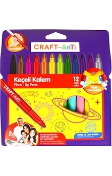 Craft and  Arts Keçeli Kalem Jumbo 12'li