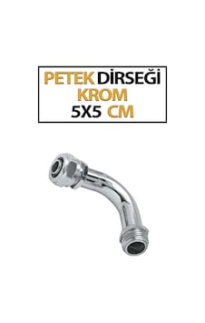 Petek Dirseği Krom 5x5 Cm Pex Diğer Petek Dirseği Krom 5x5 Cm Pex Diğer