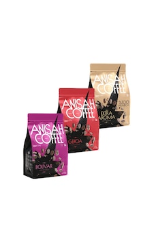 Anisah Bolivar Genoa ve Extra Aroma Espresso Çekirdek Kahve 3 x 1 KG Anisah Bolivar Genoa ve Extra Aroma Espresso Çekirdek Kahve 3 x 1 KG