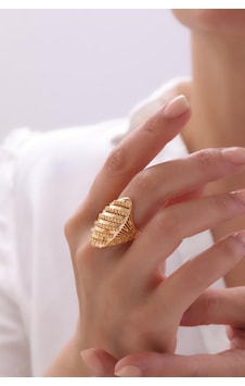 22 Ayar Hint Altın Yüzük Sarı Altın 22 Ayar Hint Altın Yüzük Sarı Altın
