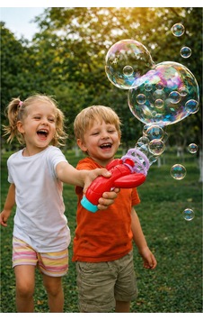Kırmızı Otomatik Baloncuk Makinesi Büyük Köpük Balon İçinde Küçük Baloncuklar Bubble Gun Kırmızı Kırmızı Otomatik Baloncuk Makinesi Büyük Köpük Balon İçinde Küçük Baloncuklar Bubble Gun Kırmızı