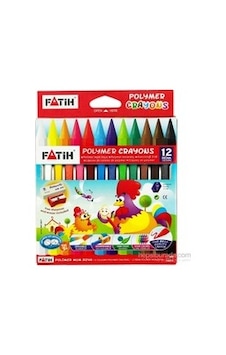 Fatih 12 Renk Mum Boya Pelikan Silgi + Kalemtraş Fatih 12 Renk Mum Boya Pelikan Silgi + Kalemtraş