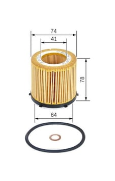 BOSCH F026407228 Yağ Filtresi