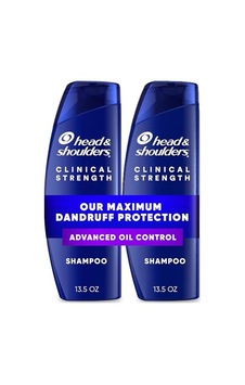 Head & Shoulders Klinik Güçte Kepek Şampuanı İkili Paket, Ferahlatıcı Narenciye Özlü Gelişmiş Yağ Kontrolü, Her Biri 13,5 Oz. Head & Shoulders Klinik Güçte Kepek Şampuanı İkili Paket, Ferahlatıcı Narenciye Özlü Gelişmiş Yağ Kontrolü, Her Biri 13,5 Oz.