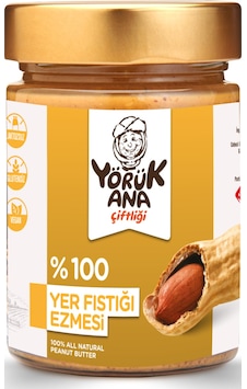 Yörük Ana 300gr Yer Fıstığı Ezmesi Yörük Ana 300gr Yer Fıstığı Ezmesi