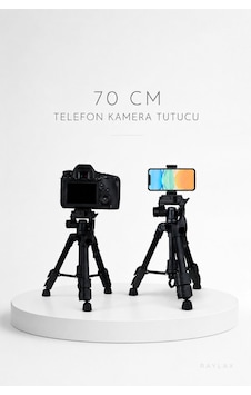 70 Cm Profesyonel Telefon Kamera Tutucu Çantalı Tripod Su Terazili 3 Ayaklı Tripod 70 Cm Profesyonel Telefon Kamera Tutucu Çantalı Tripod Su Terazili 3 Ayaklı Tripod